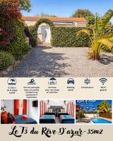 T3 de 35m2 -Rêve d'Azur - 2 chambres- 2sdb - plage de la Nartelle - Arrivée 17h - 20h maximum - séjour au calme - Caution 100E - Chambres d'hôtes Sainte-Maxime