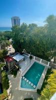 Costera, depa hasta 9 personas con vista al mar, alberca, terraza y aire acondicionado - B&B Acapulco de Juárez