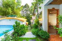 Studio mit Gartenblick