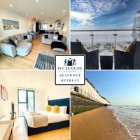 Seafront retreat - Beachfront Luxury Apartment with Panoramic Sea Views, Balcony & Parking space - B&B Ramsgate