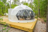 Pleasant River Glamping Dome 4, 2 Full Beds - B&B Bethel