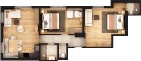 Two-Bedroom Apartment with Terrace
