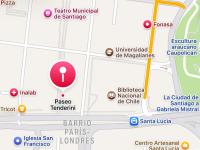 Ubicación inmejorable, a una cuadra Metros Sta Lucía y Univ de Chile, Depto amoblado, calle con acceso nocturno controlado - B&B Santiago del Cile