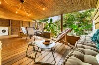 Lodge privatif classé jardin tropical sans vis à vis - Chambres d'hôtes Saint-Pierre