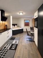 Studio Apartment with One Double Bed
