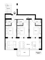 Appartamento con 3 Camere da Letto e con Balcone