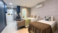 Estudio con sofá cama