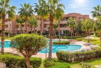Vue Golf et Piscine. Luxe Bohème à Marrakech