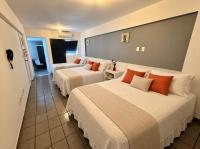 Praia Ponta Verde em frente ao Trópico Hotel com garagem, Wi-Fi, piscina - Apto 208 - Chambres d'hôtes Maceió