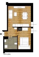 Apartamento de 1 dormitorio