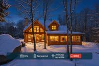 Private Hot Tub Sauna Ski Indoor Pool Nyctale - B&B Mille-Isles