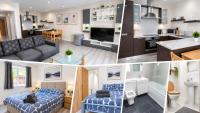 Comfortable Spacious 3 Bed, 2 Bedroom Apartment - Secure Parking - Close to Manchester City Centre and Old Trafford - B&B Manchester