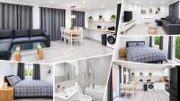 Cozy Modern 3 Bed, 2 Bedroom Apartment - Secure Parking - Close to Manchester City Centre and Old Trafford - B&B Manchester