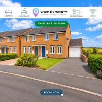 Robinson House I Excellent Location I Close to Shops I Sleeps 5 I Driveway Parking I Work Desk I Fast WiFi I Smart TVs I Self-Check-In I By Yoko Property - B&B Northampton