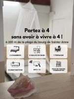2 logements indépendants à 200m de la plage du bourg de Sainte-Anne - Chambres d'hôtes Sainte-Anne