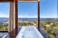Linda cabana com jacuzzi e vista incrível VST004 - Chambres d'hôtes São Paulo dos Pinhais