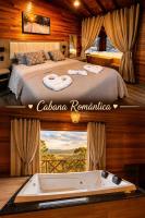 Cabana Alpen Ville Rural com Banheira - B&B Bom Jardim da Serra