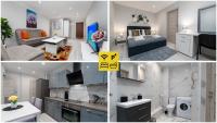 Stylish Apartment - 30pct OFF For Long Stays - Sleeps 4 - Fast WiFi - Free Parking - Bed and Breakfast Vilkaviškis