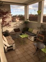 Estudio con terraza