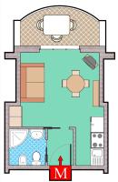 Studio (2 Adults)
