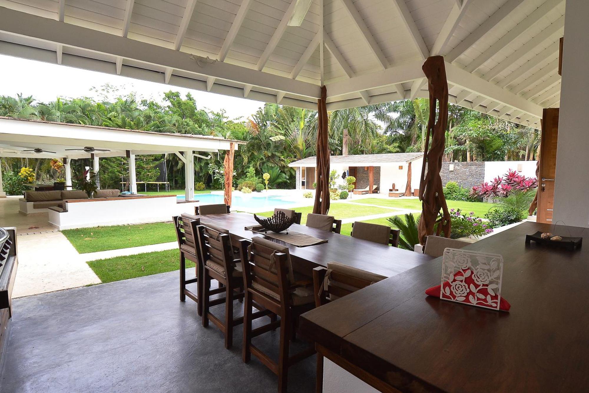 Las Terrenas Front Beach And Garden Villa with private staff, foto 15