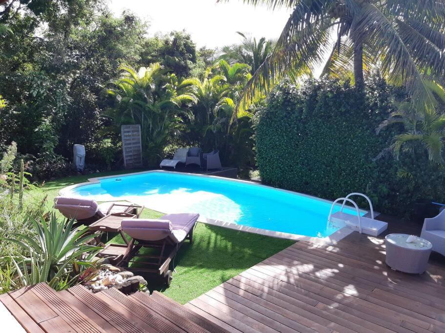 RARE : Bungalow bois avec piscine privée , Gîte ti plaisir, foto 12