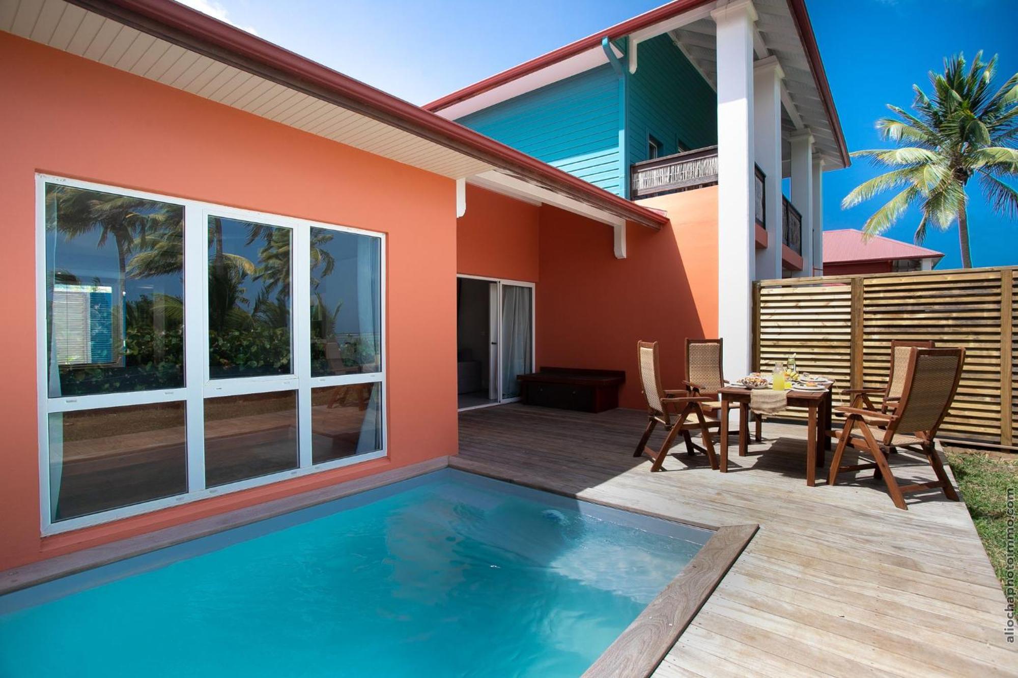 Au bord du lagon , Bungalow avec piscine privée, foto 12