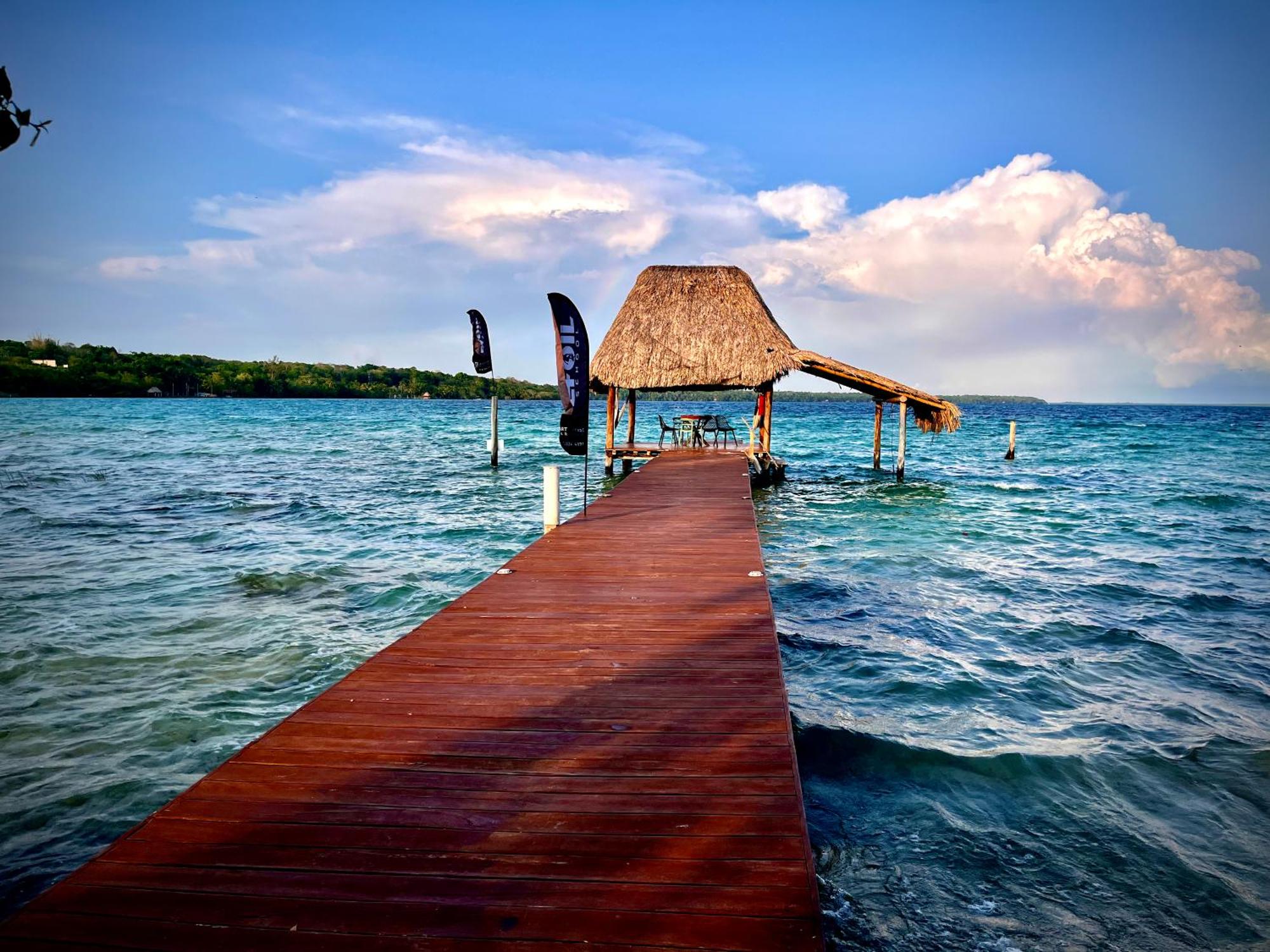 Cabaña con muelle privado en la Laguna de Bacalar, foto 11