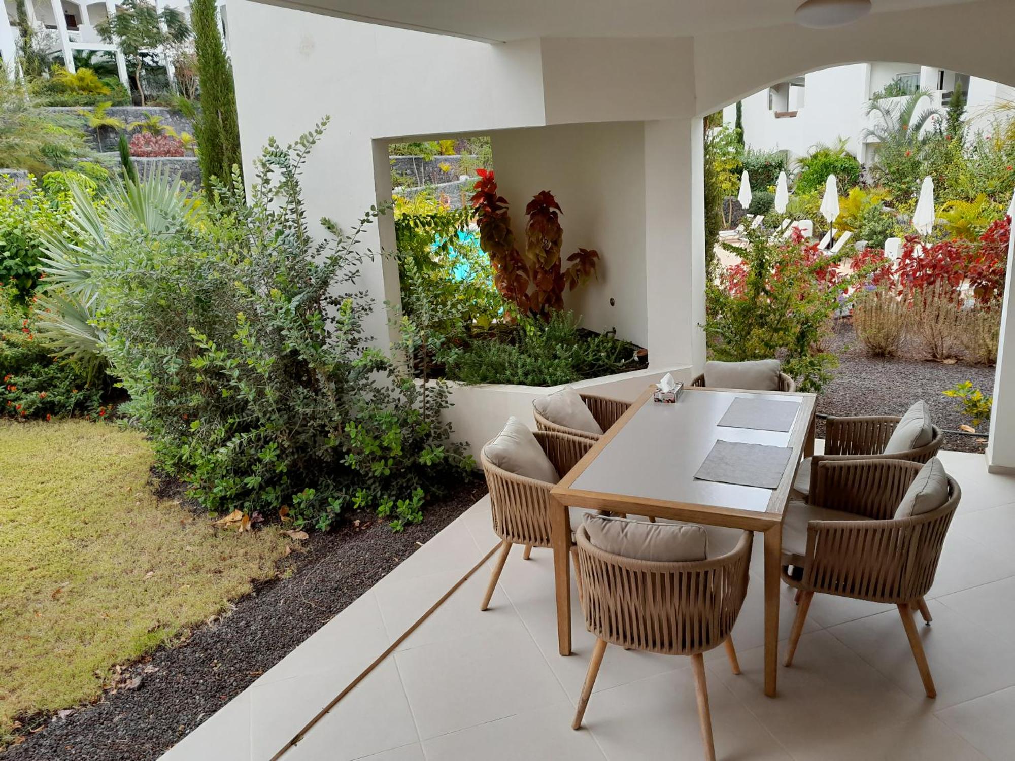 PalmMar Jardines NEW 2bedroom ISORA 0-4 House 145m2 with heated pool