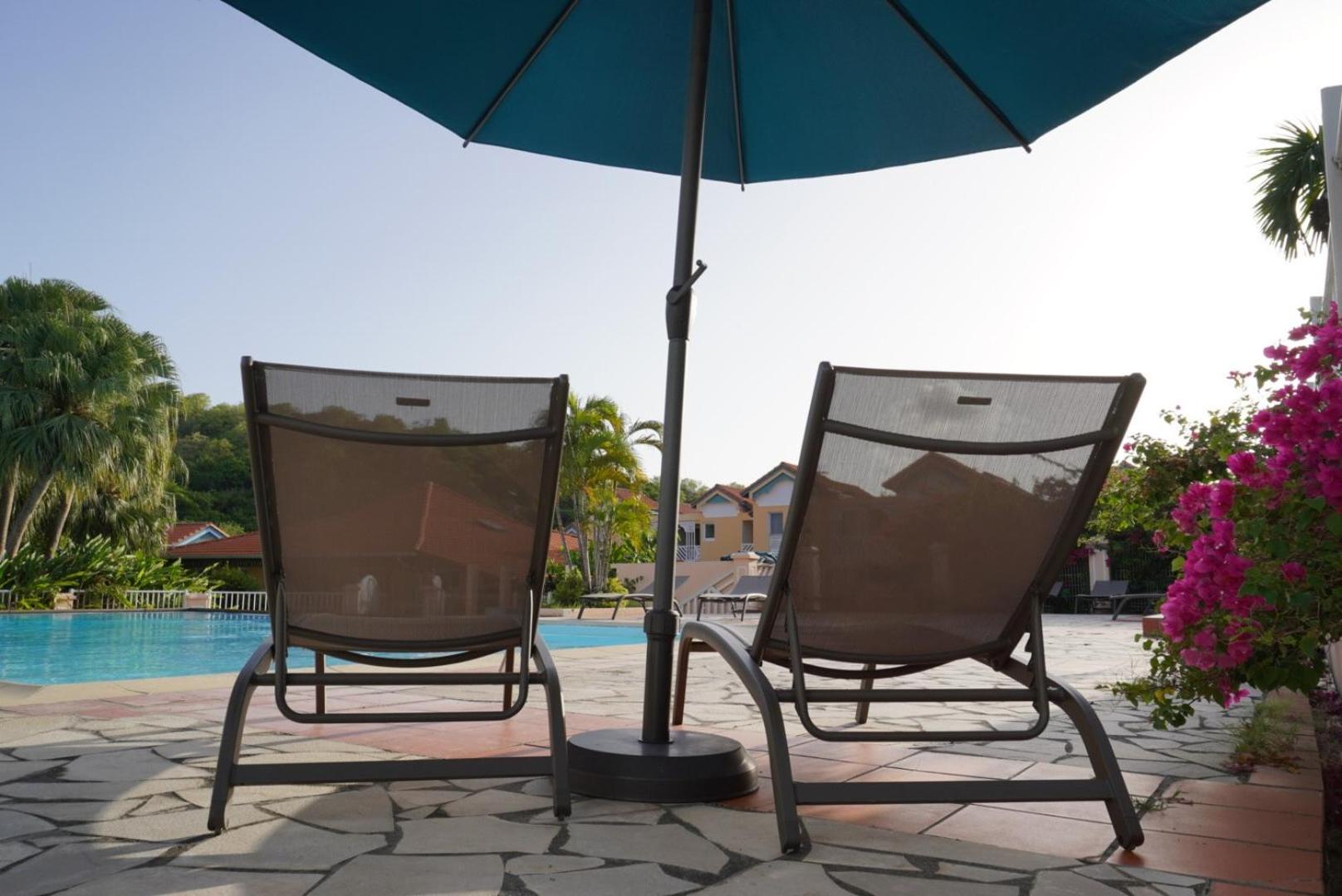 T2 spacieux, confort, piscine & plage à Sainte-Anne, foto 15