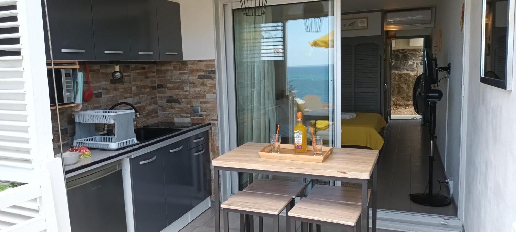 "Studio Bellevue" Terrasse et Deck vue mer-Accès piscine, imagen 4