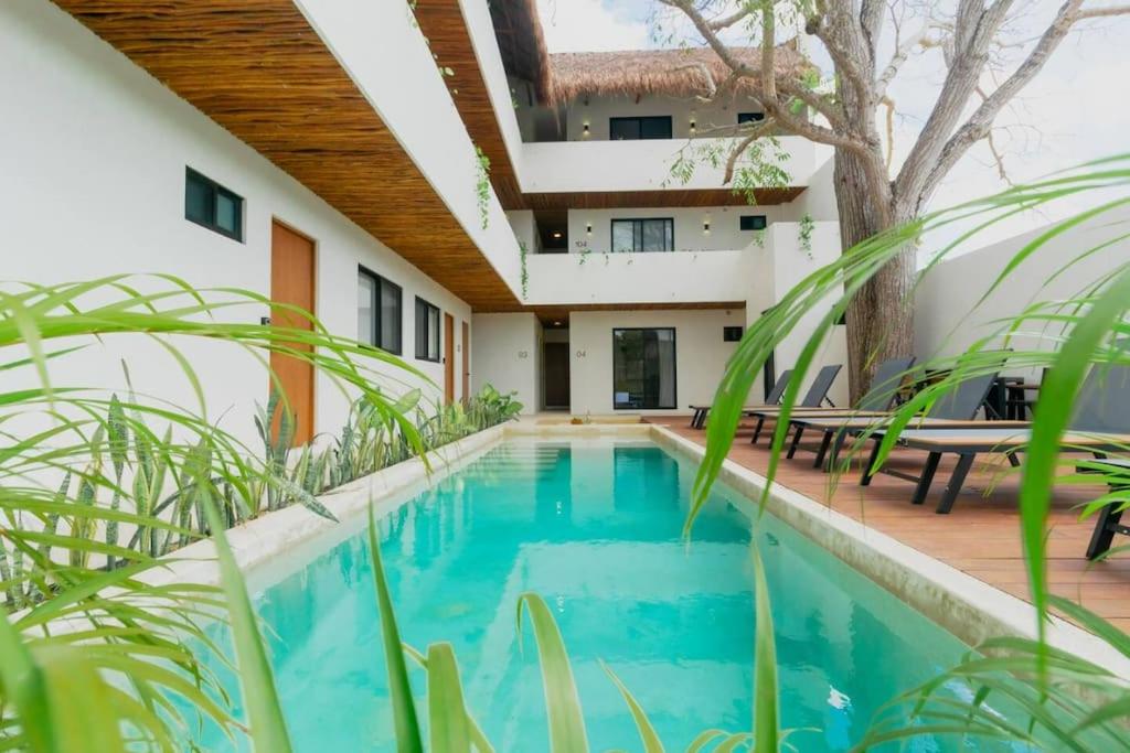 Cozy apartment with pool in Bacalar Center, imagen 3