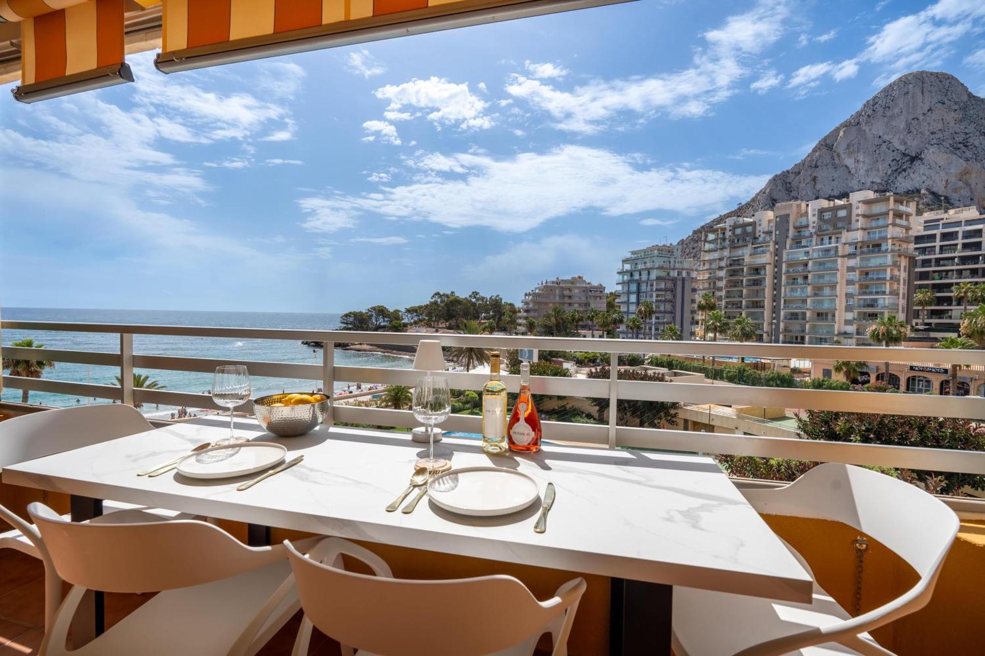 Voramar II on the beach