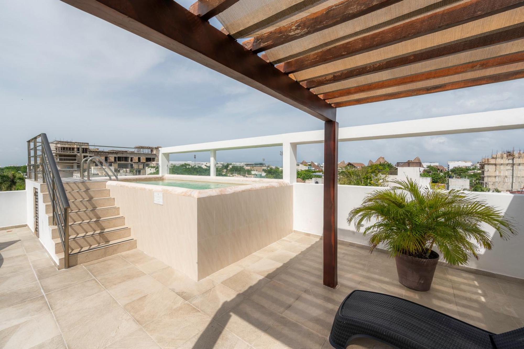 Piscina en la cima Lujoso apartamento en Playa del Carmen, foto 8