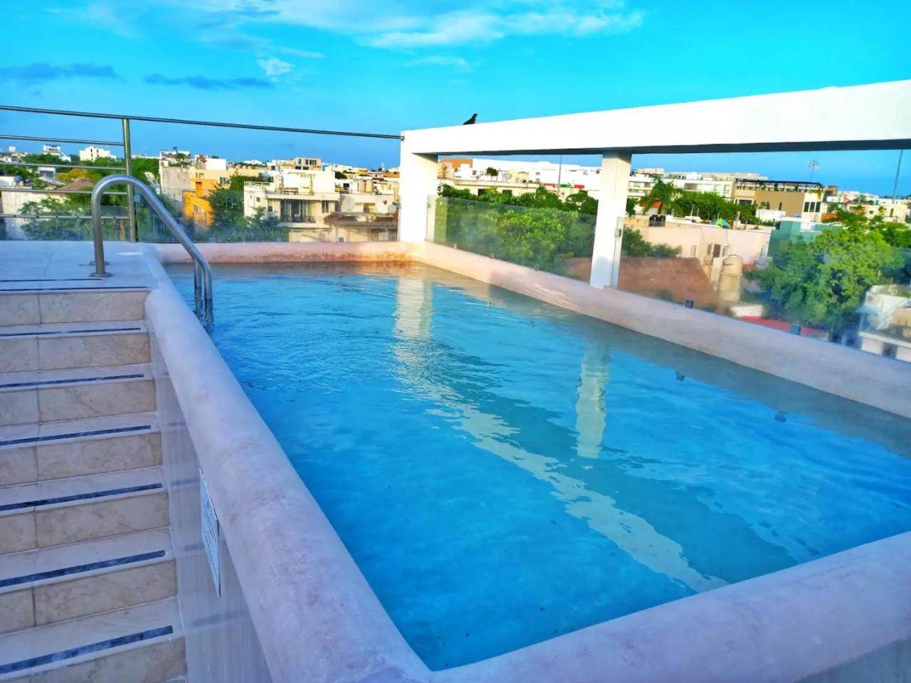 Piscina en la cima Lujoso apartamento en Playa del Carmen, imagen 3