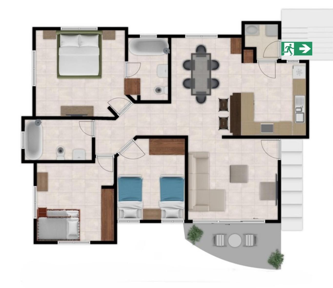 2DR Spacious 3-Bedroom Apartment Santo Domingo, foto 6