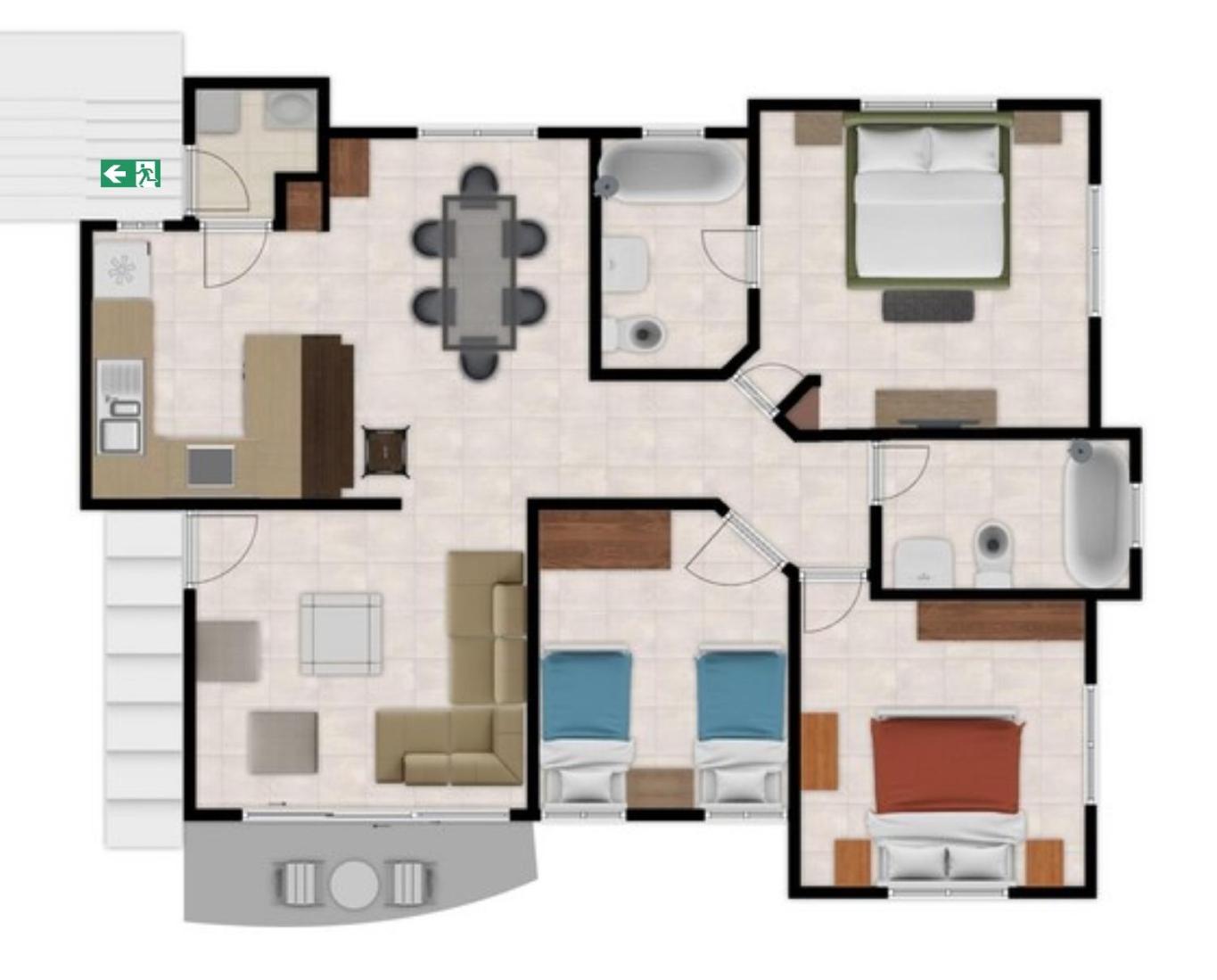 3DR Inviting 3-Bedroom Apt in Santo Domingo, imagen 5