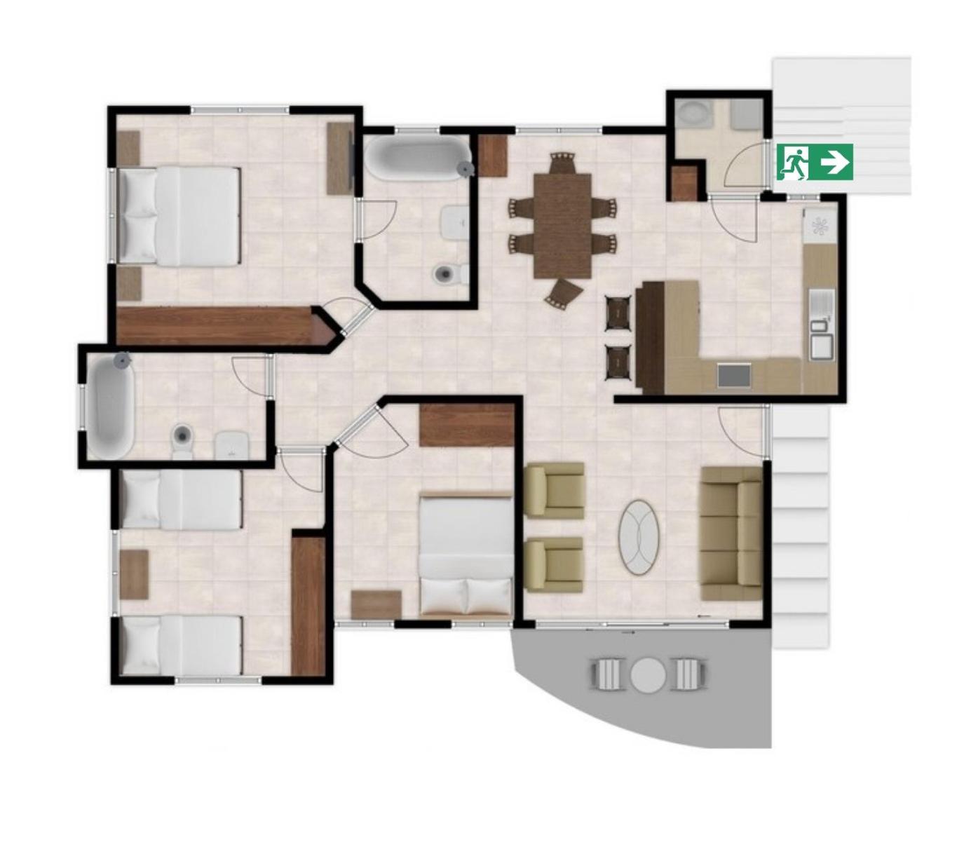 1DR Charming 3-Bedroom Retreat Santo Domingo, foto 6