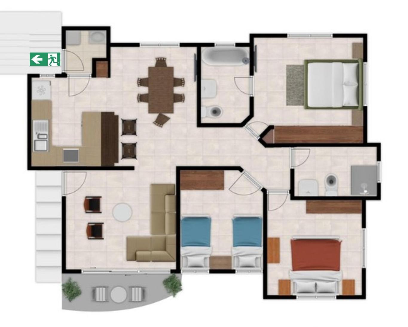 4DR Inviting 3-Bedroom Stay Santo Domingo, imagen 5