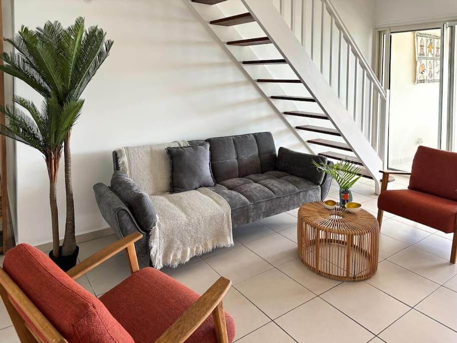 Bel appartement duplex T4 Laboté, vue mer, a 600m de la plage de Diamant, foto 11