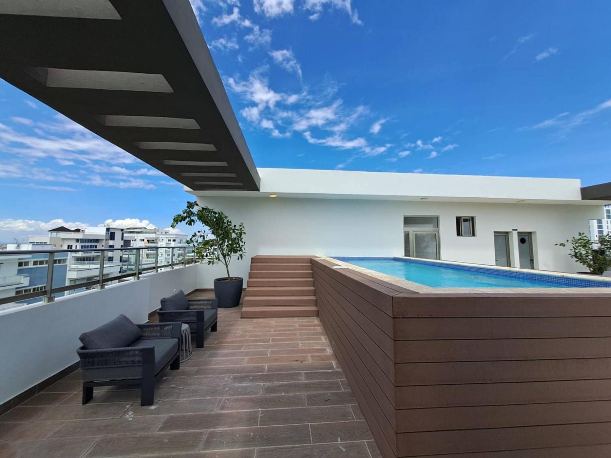 Goistay Elegant Refugio Caribeo 1br Gym Pool Naco APT 9F, foto 14