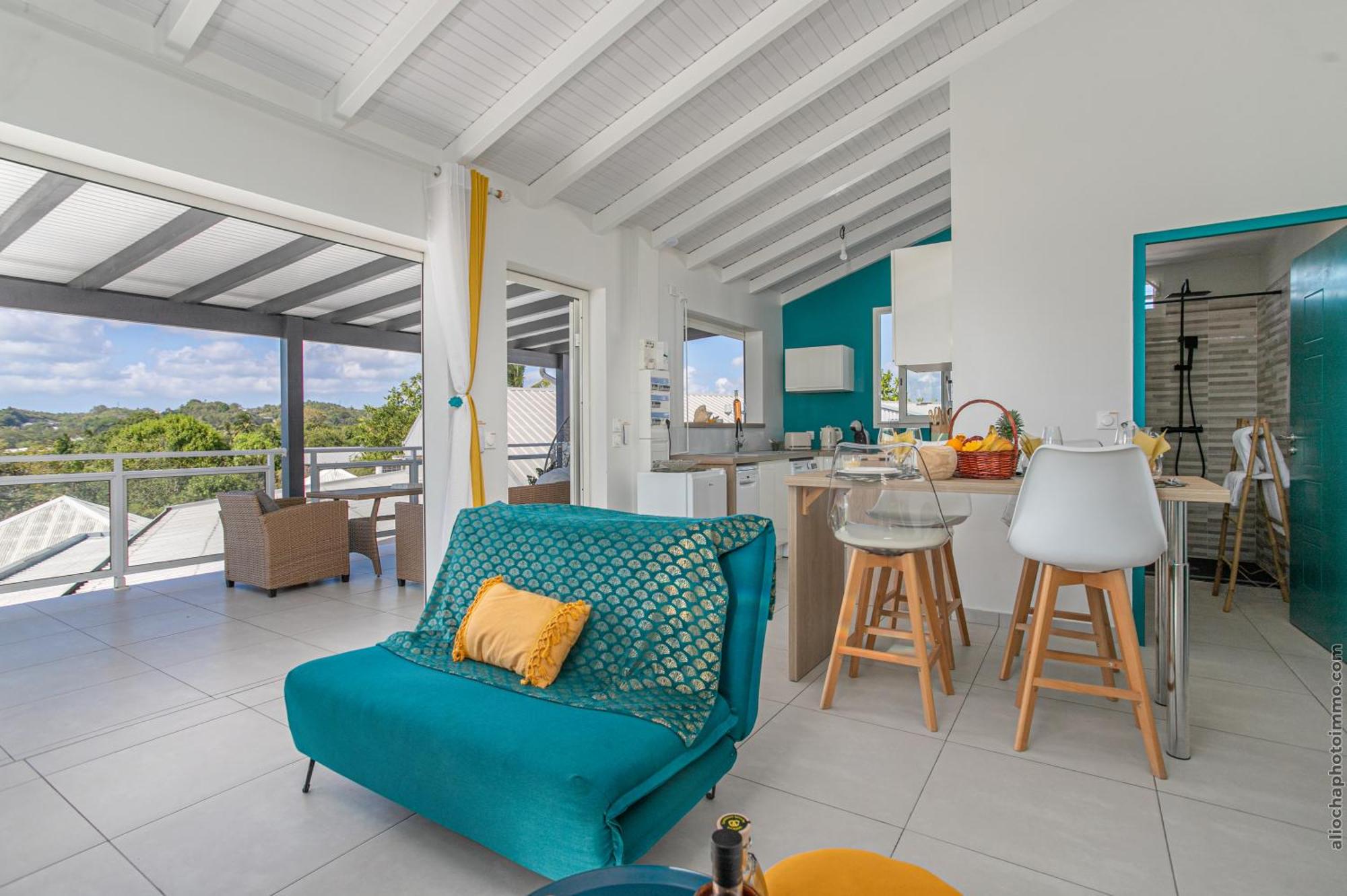 Villa Gosier T3- Vue Nature - Romantique, foto 6
