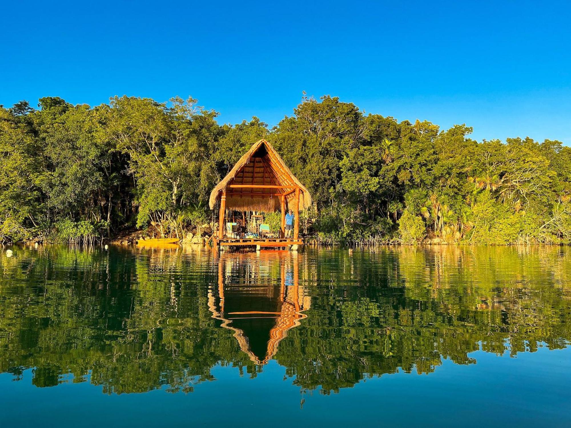 Bacalar Casa Relaxo frente a la Laguna con Muelle Privado, foto 11