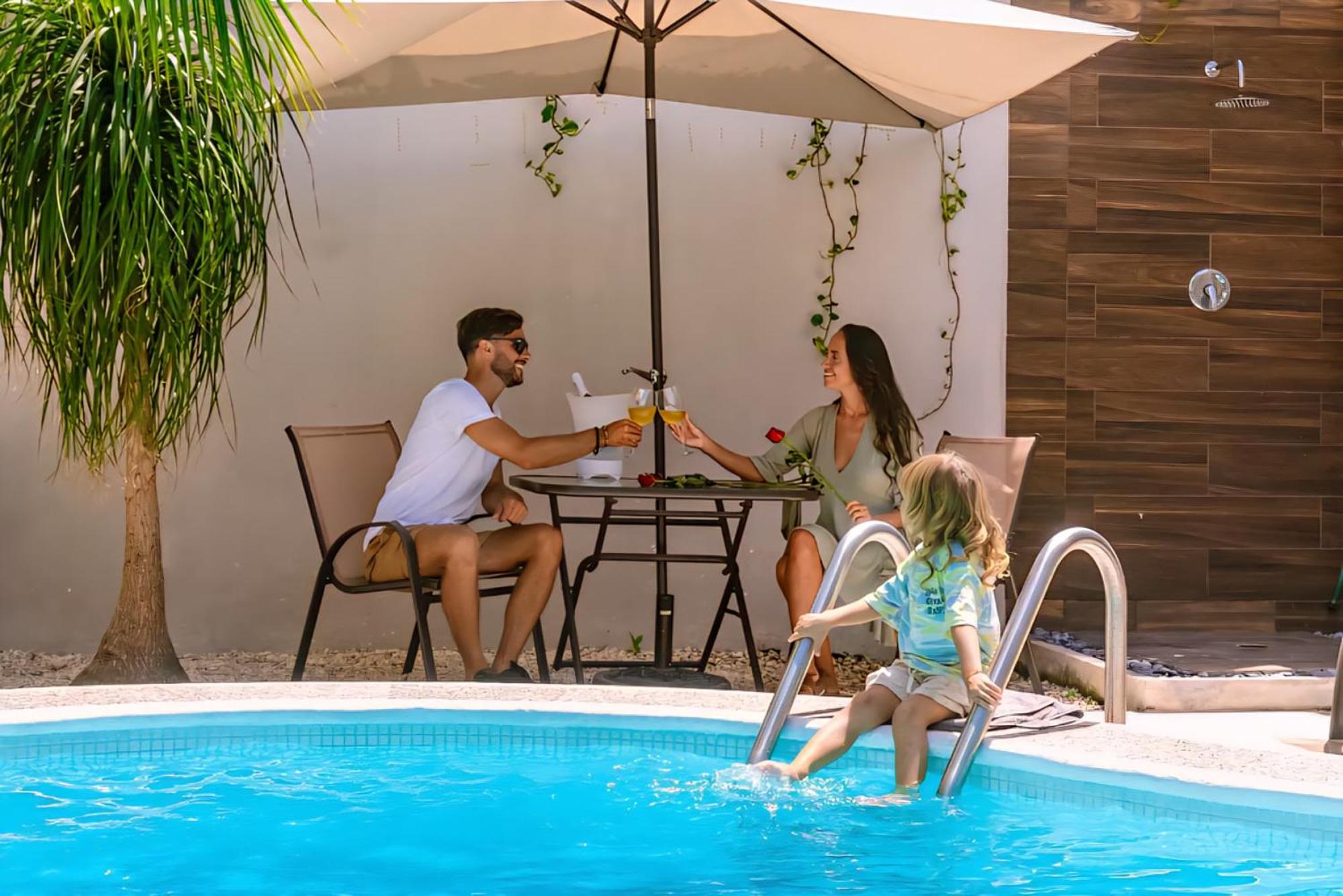 Villa Kiin con piscina privada a 300 metros del mar