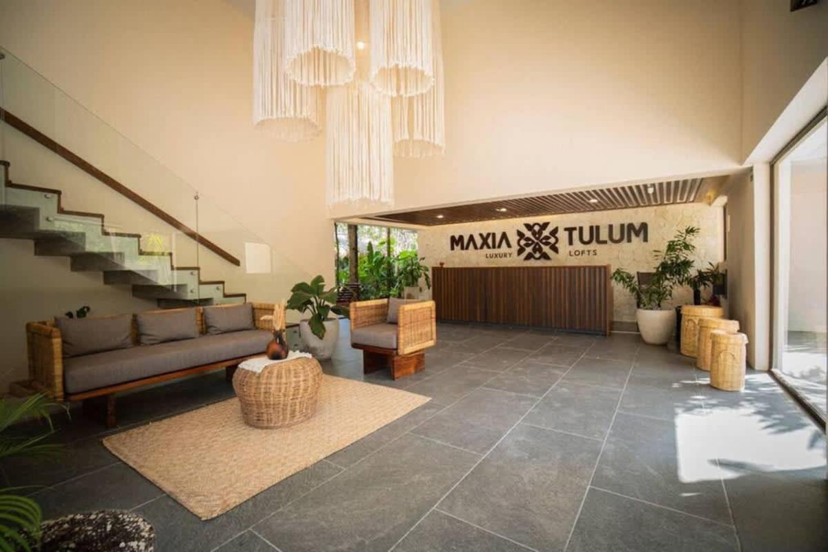 Tulum Getaway - 1BR with 2 Queen Beds Pool Office Area & Gym, foto 8
