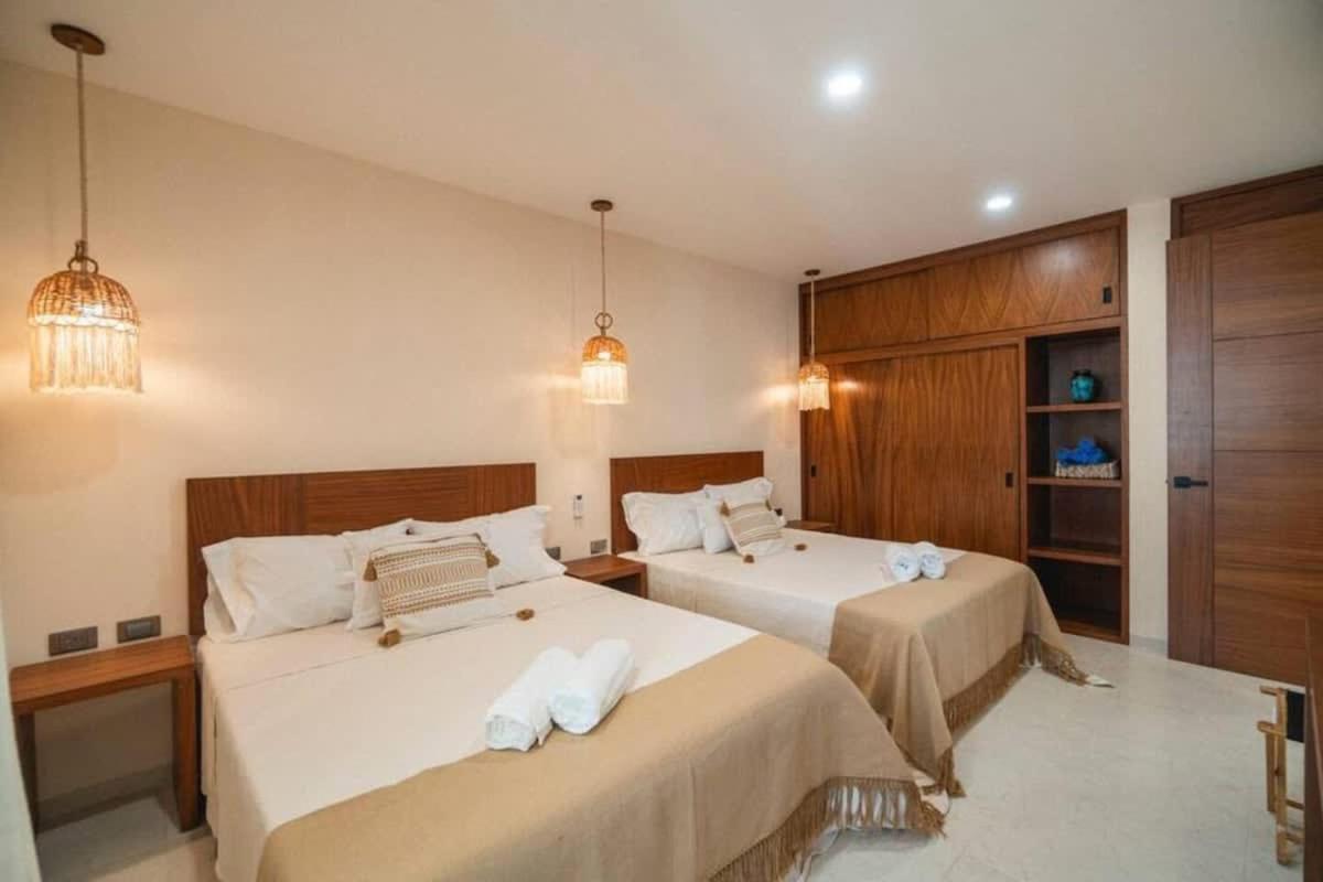 Tulum Getaway - 1BR with 2 Queen Beds Pool Office Area & Gym, foto 12