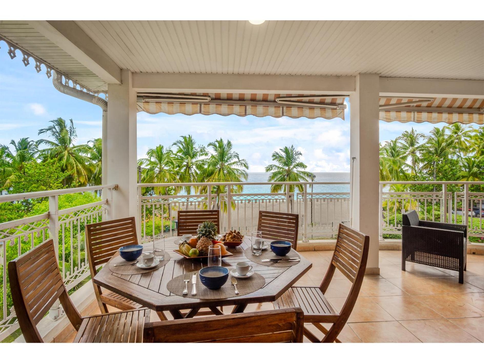 Appartement Alizés - Vue Mer et Accès plage direct