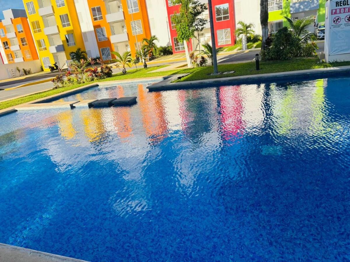 Cancún Cómodo Depto 2 Recámaras con Alberca, imagen 3