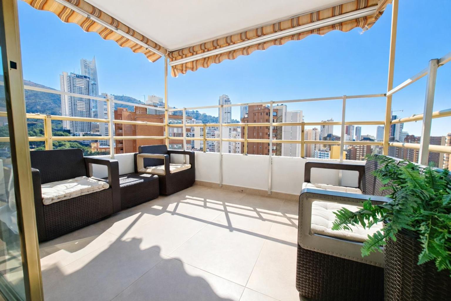 Super two-room apartment with terrace and pool