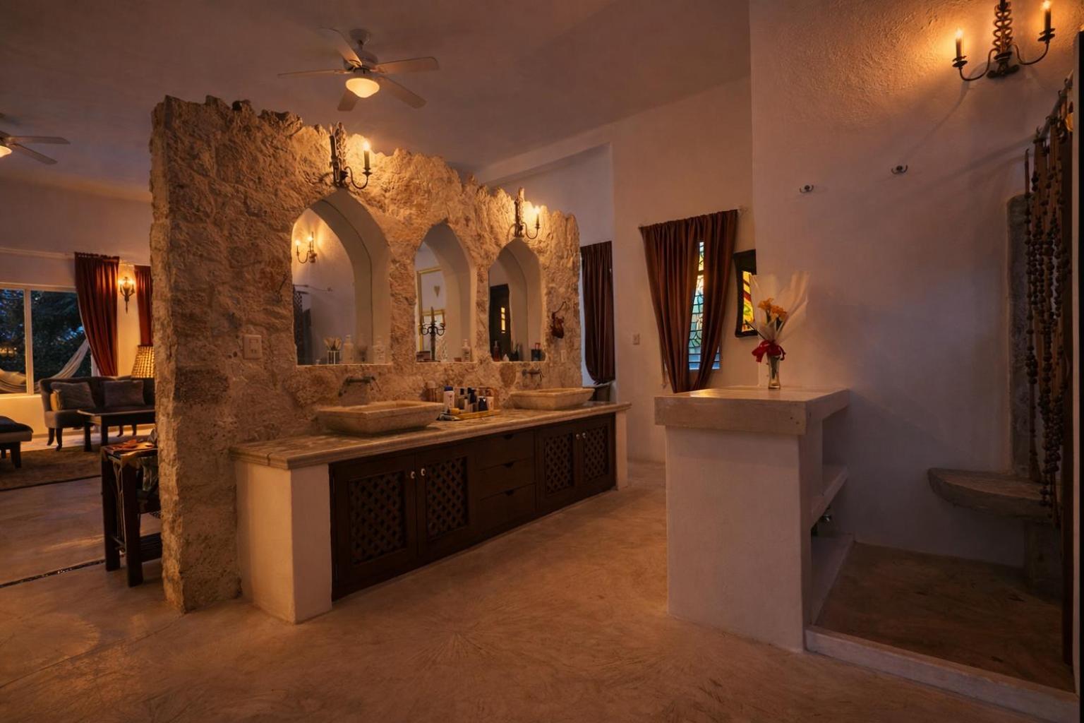 Romantic Luxury Villa with Rooftop Jacuzzi - 50m from Beach, foto 8